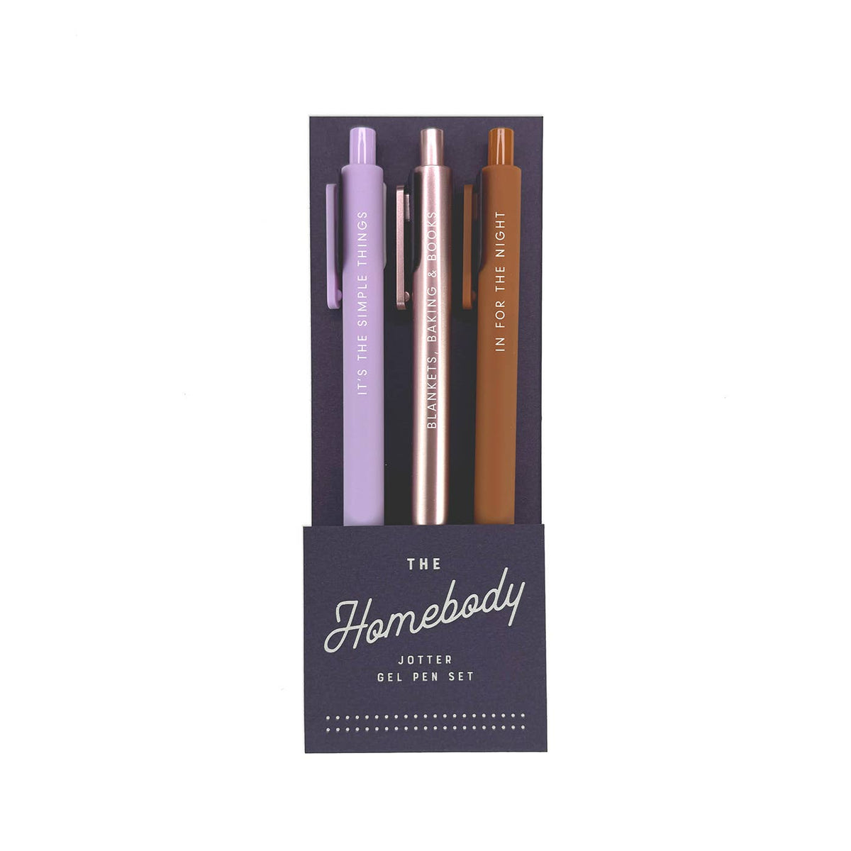 Homebody Jotter Gel Pen : Set of 3 | Markers and Pens