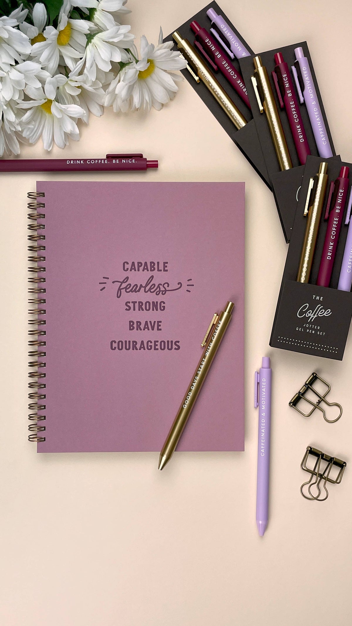 The Coffee Jotter Gel Pen: Set of 3 | Markers and Pens