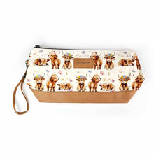  *New* Maisy Highland Cow Trinity Bag – Medium Zippered Knitting Project Bag