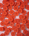 Retro Buttons | Tomato | 7/8in | 6ct
