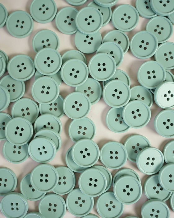 Retro Buttons | Sage | 7/8in | 6ct