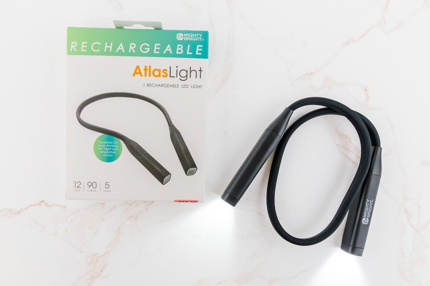 Atlas Rechargeable Neck Light | Black | Neck Light