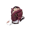  Maker's Canvas Backpack | Red by della Q sold by Lift Bridge Yarns