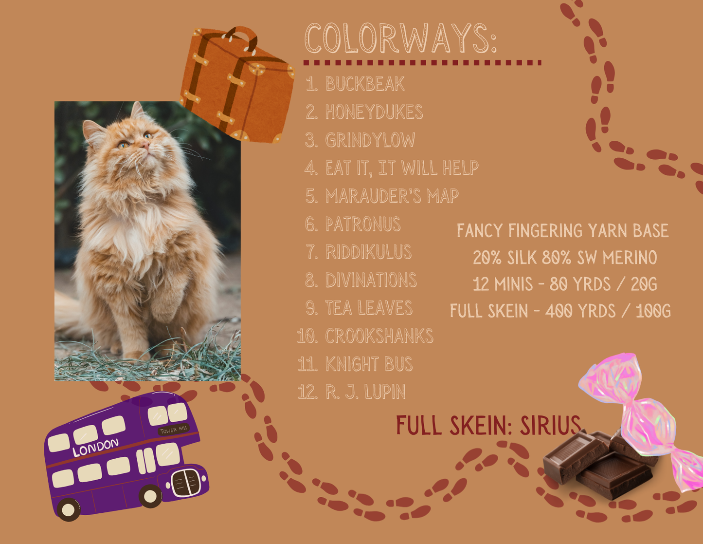 I Solemnly Swear That I Am Up To No Good - Year 3 | A Harry Potter Themed Holiday Mini Skein 2025 Advent | Consignment - Fingering