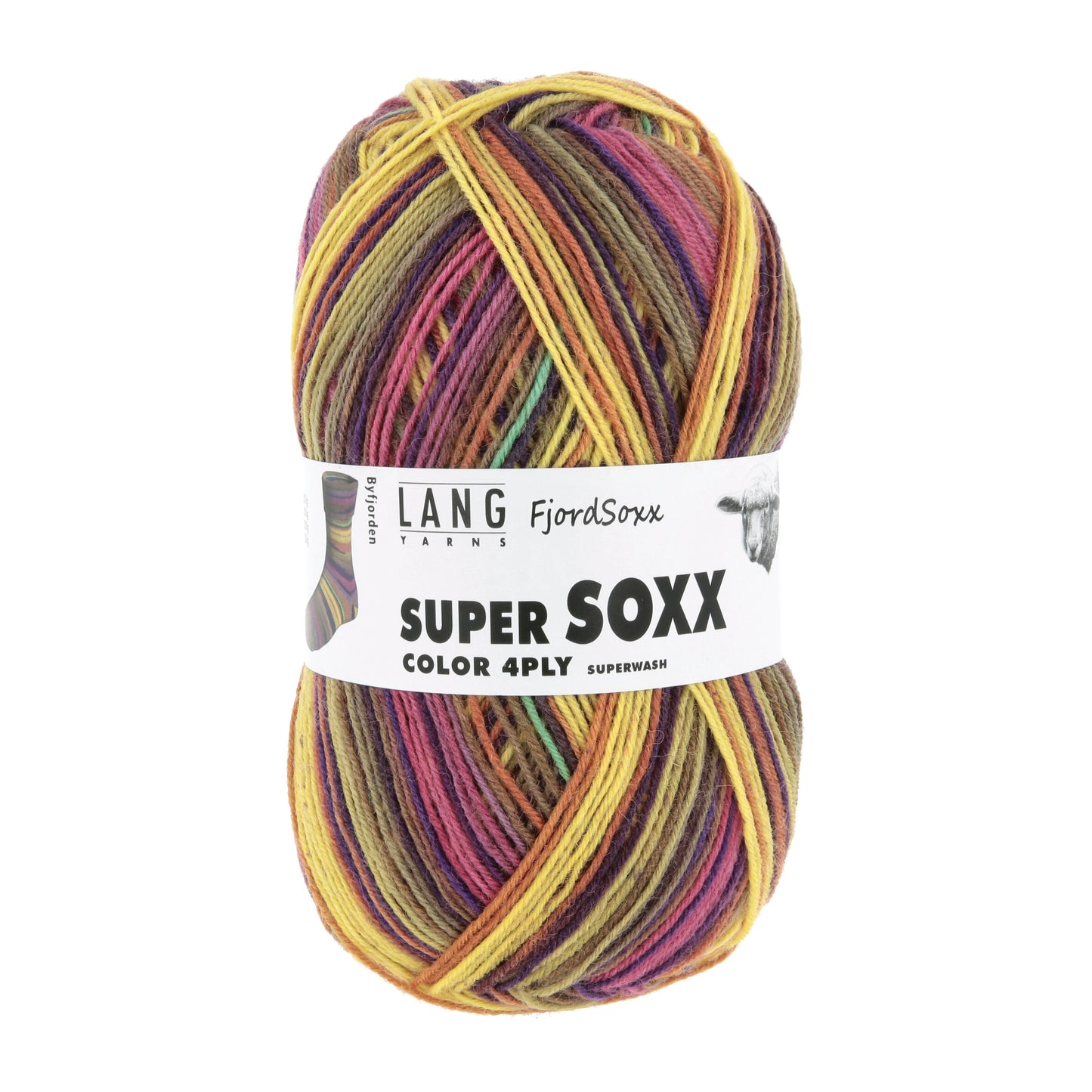 Super Soxx Color 4ply Byfjorden (538) | FjordSoxx | Yarn - Fingering