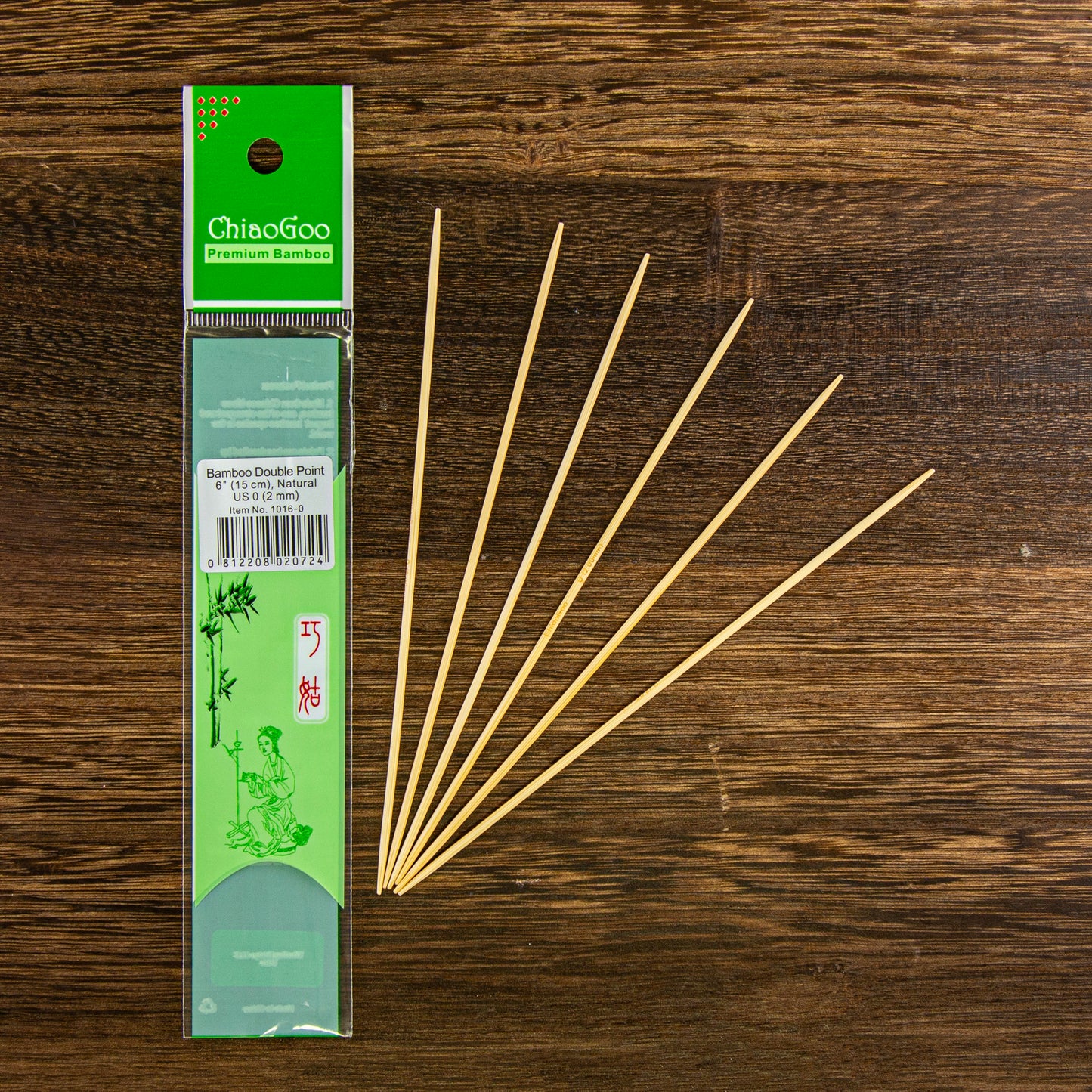 Double Pointed Needles | Bamboo - 6 inch | Needles
