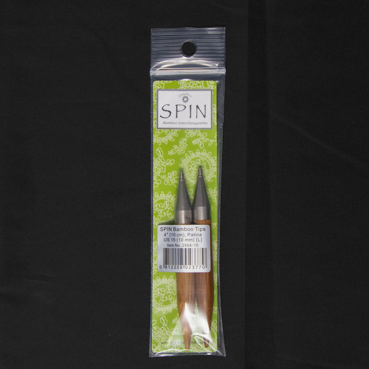Interchangeable Needles | SPIN Bamboo Tips - 4 inch | Needles