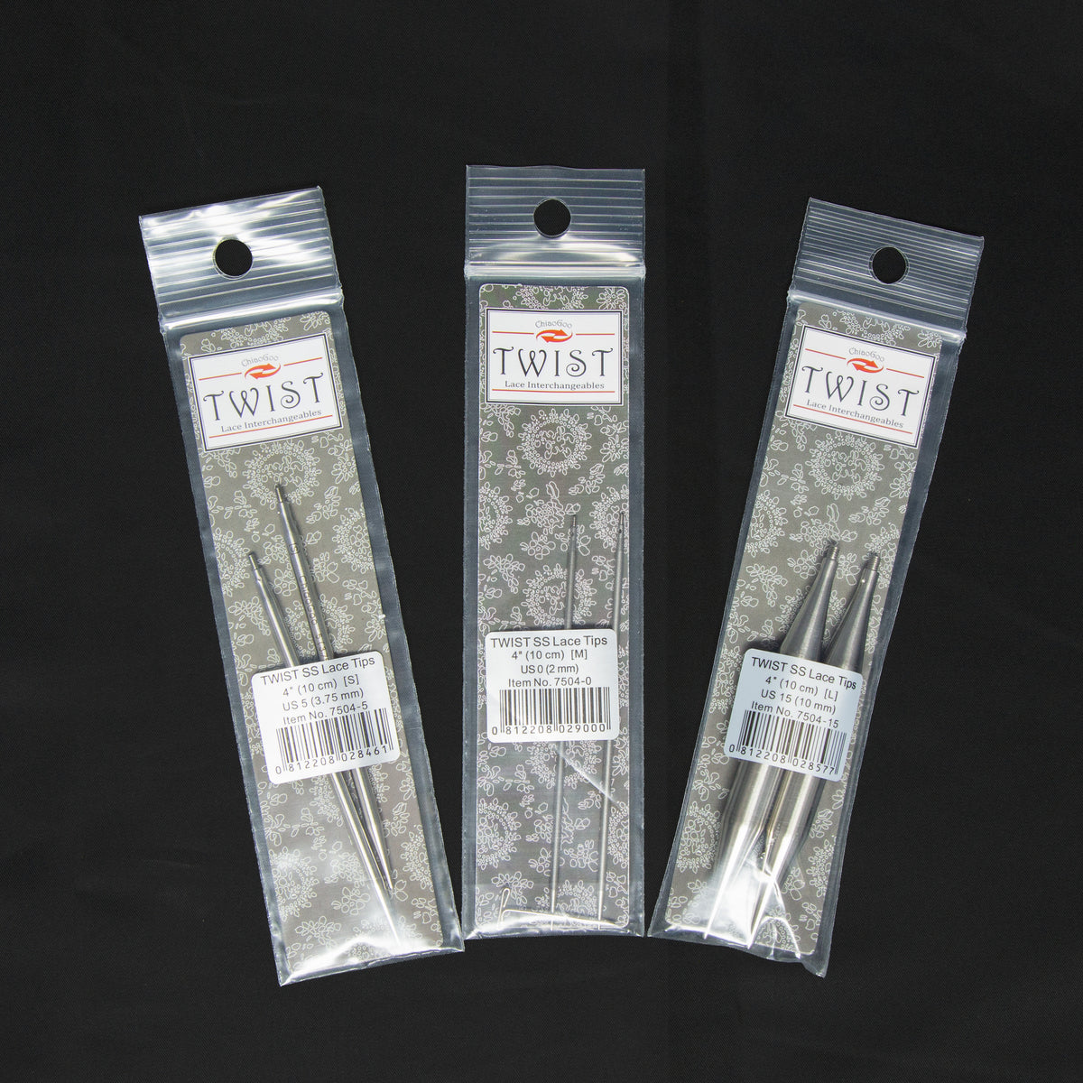 Interchangeable Needles | TWIST Lace Tips - 4" | Needles