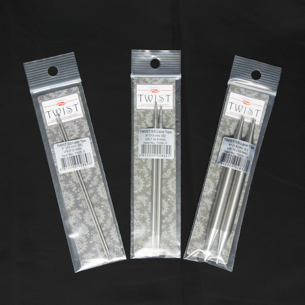 Interchangeable Needles | TWIST Lace Tips - 5" | Needles
