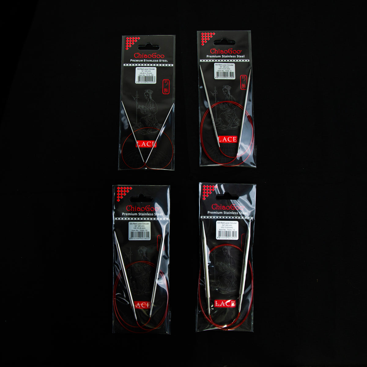 Circular Needles - Fixed Length | Red Lace | Needles