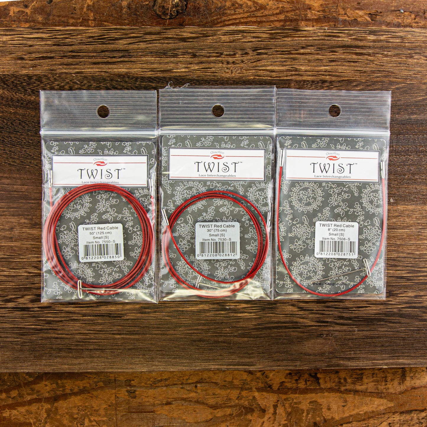 Interchangeable Needles | TWIST Red Lace Cables | Needles