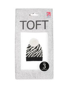   Knit Zebra Hat Kit by TOFT sold by Lift Bridge Yarns