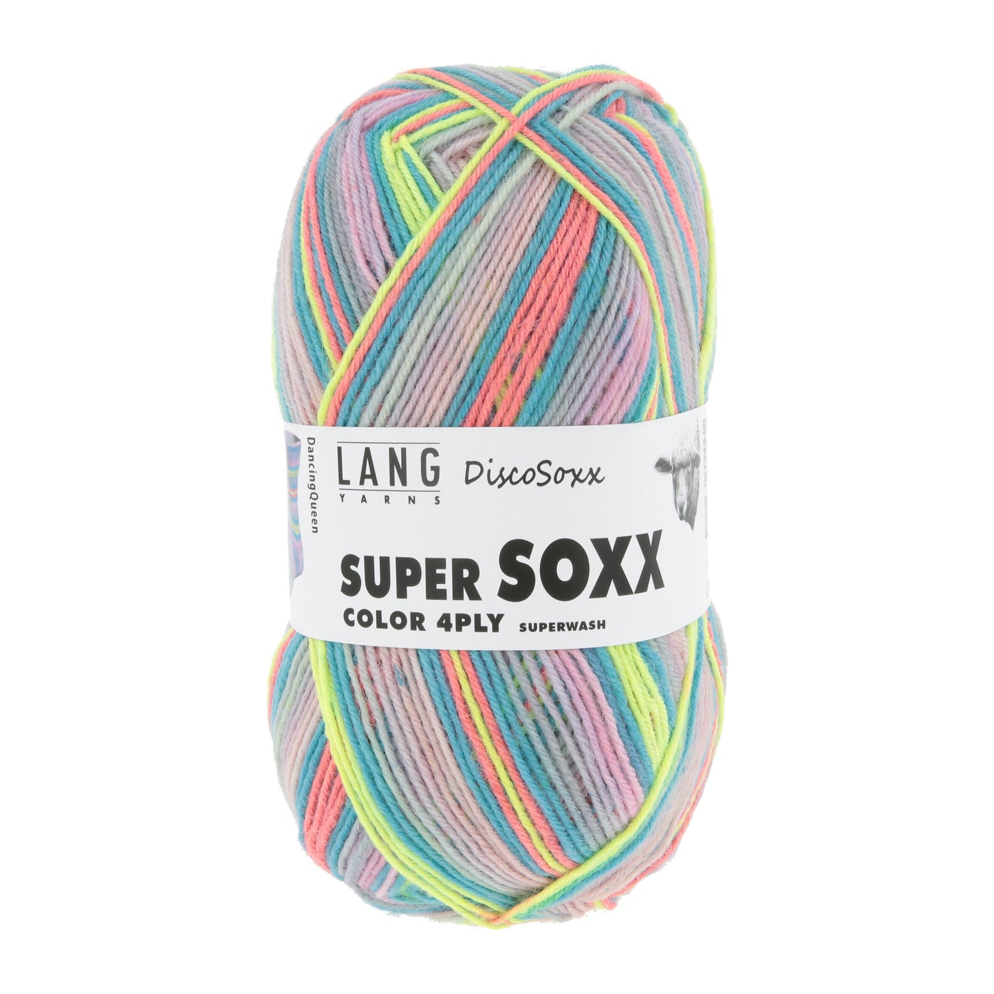 Super Soxx Color 4ply Dancing Queen (518) | DiscoSoxx | Yarn - Fingering