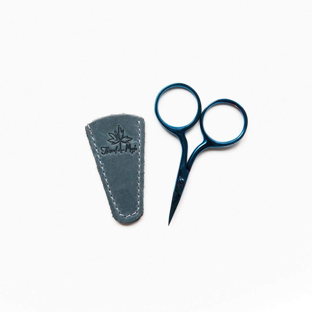 Leather Mini Scissors Sheath Denim | Notions - Scissors