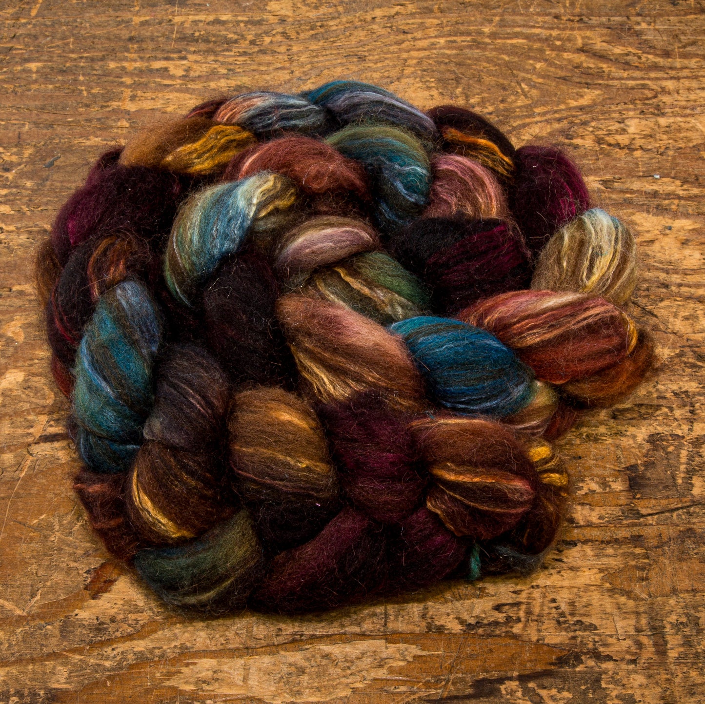Spinning Fiber | 40% Merino, 20% Alpaca, 20% Camel, 20% Mulberry Silk | Consignment - Spinning Fiber