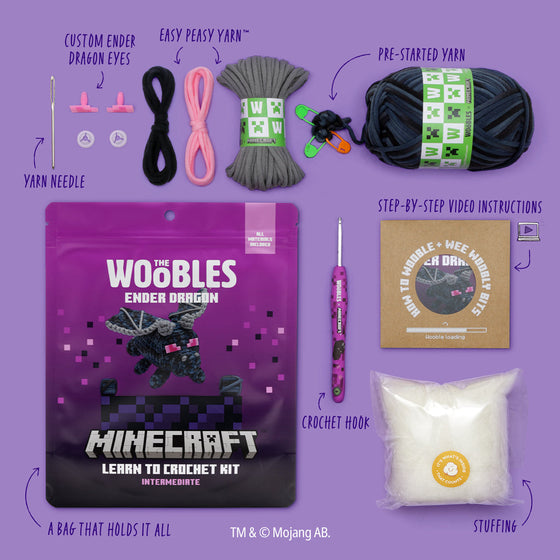Minecraft Ender Dragon Crochet Kit