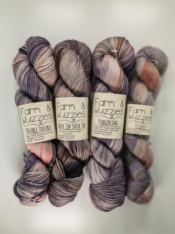  Fingerling | SBS EXLUSIVE - Right in the Boysenberries by Farm & Wuzzies sold by Lift Bridge Yarns