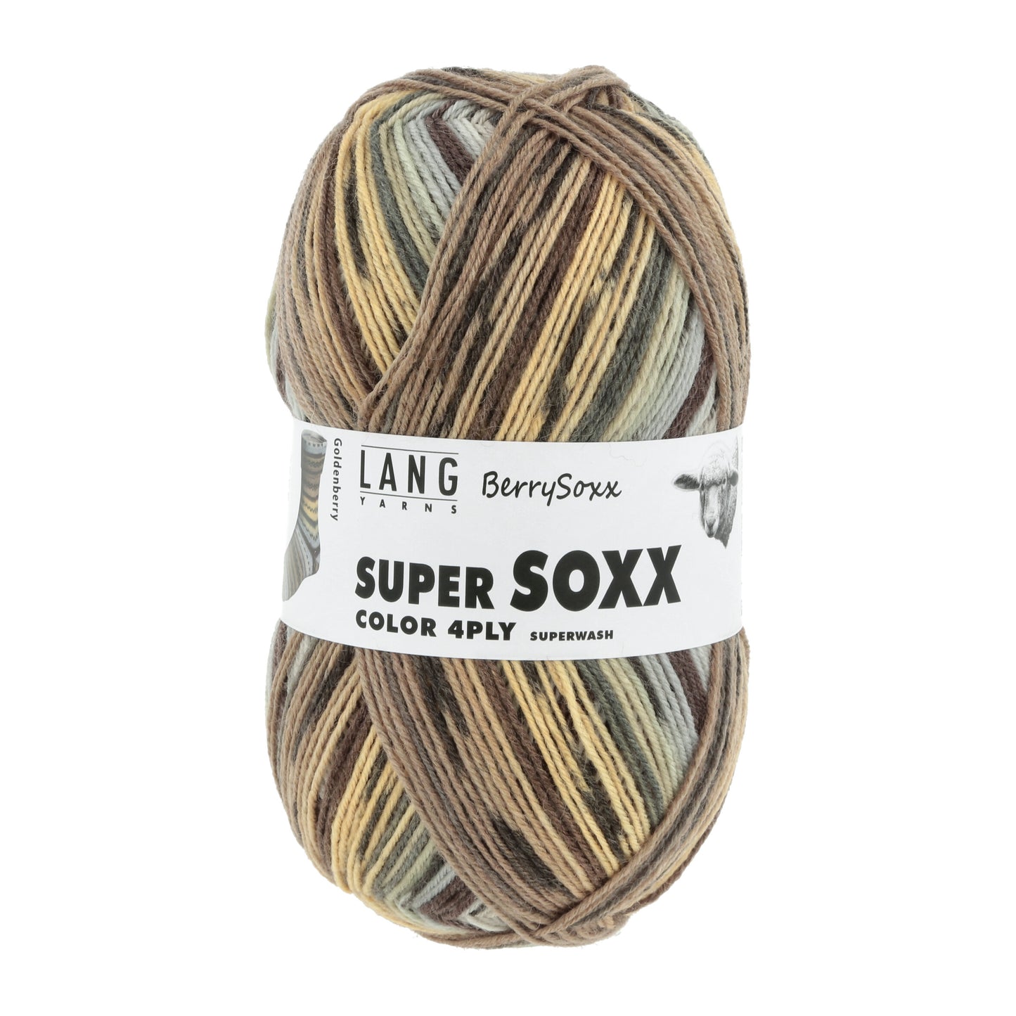 Super Soxx Color 4ply Goldenberry (469) | BerrySoxx | Yarn - Fingering