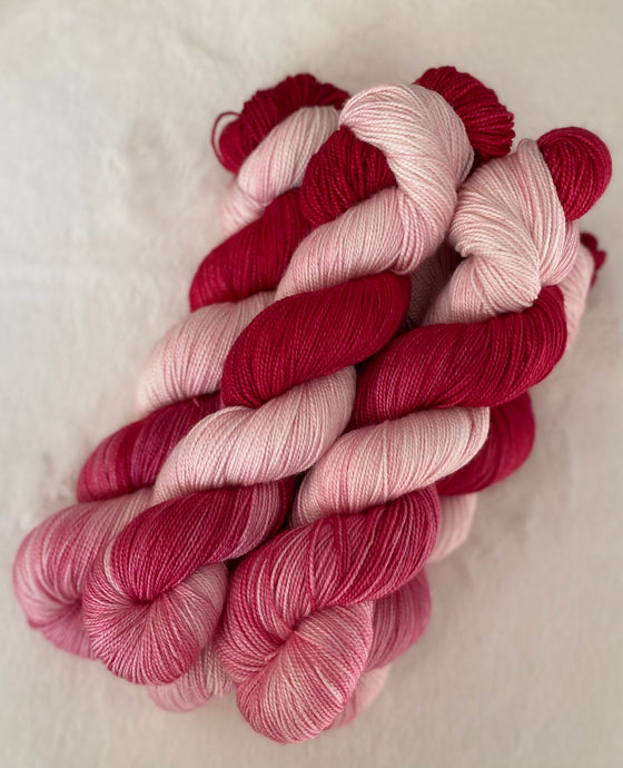  February Color of the Month: I Melt For You by Side Hustle Fiber Co. sold by Lift Bridge Yarns
