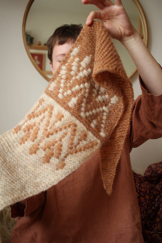 Nivalis Scarf with Nancy Vandivert |  Wed. Apr. 15, 22, & 29, 2026 | 3 - 4:30 pm