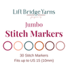 XL/Jumbo Stitch Markers