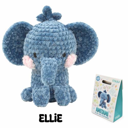 Amitami | Ellie the Elephant | Crochet Kit