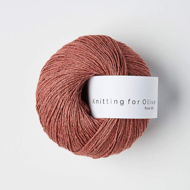 Pure Silk Plum Rose | Yarn - Fingering