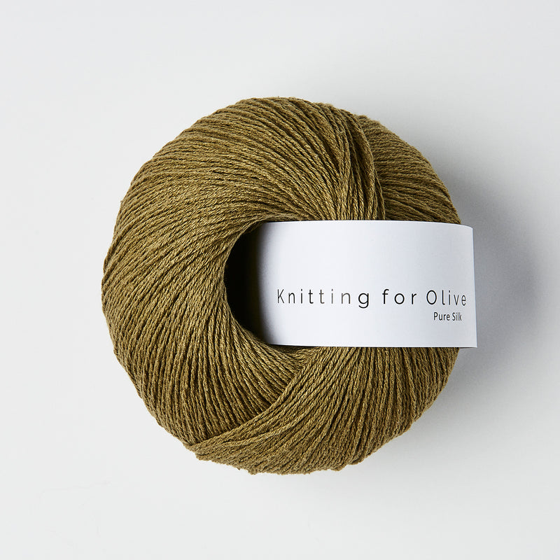 Pure Silk Olive | Yarn - Fingering