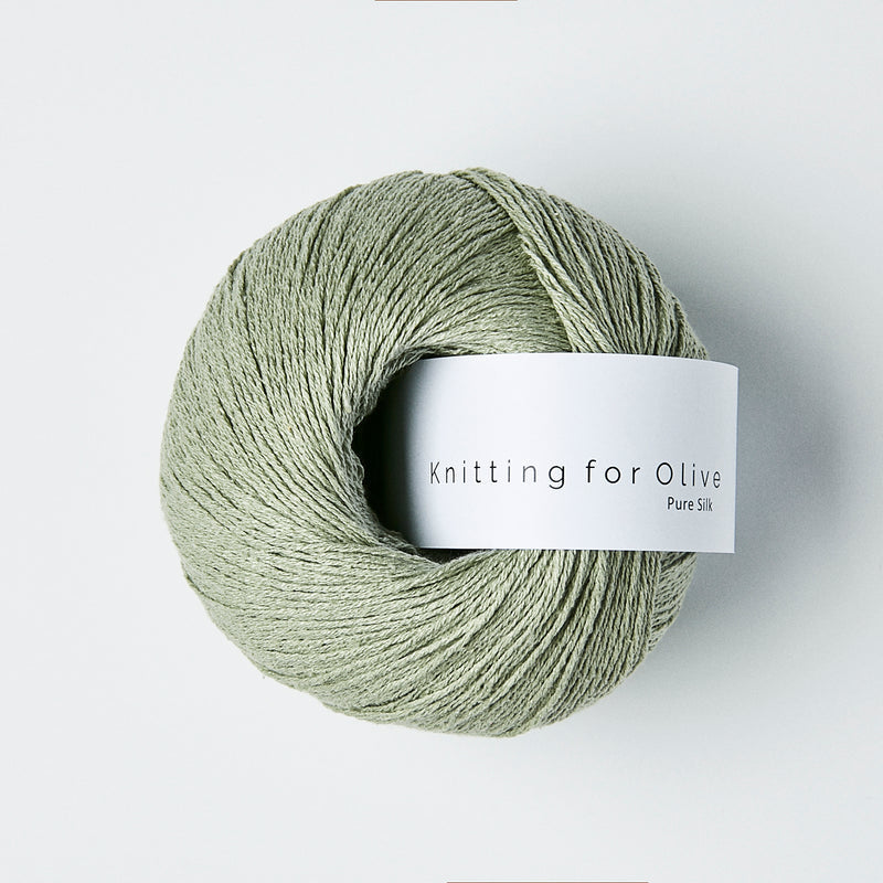 Pure Silk Dusty Artichoke | Yarn - Fingering