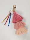 Pink Tassel Crochet Hook Key Chain by Lift Bridge Yarns sold by Lift Bridge Yarns
