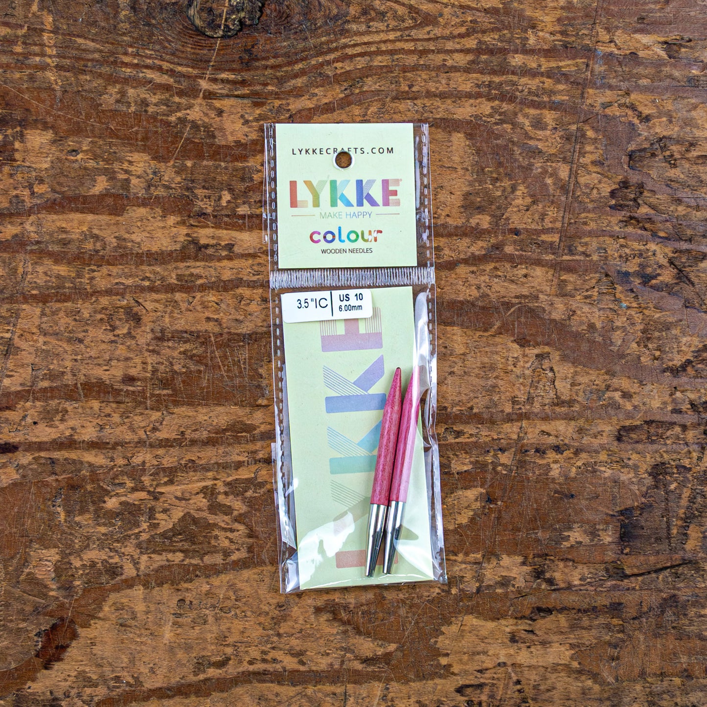 Individual Interchangeable Circular Knitting Needle Tips | Birchwood Colour - 3.5