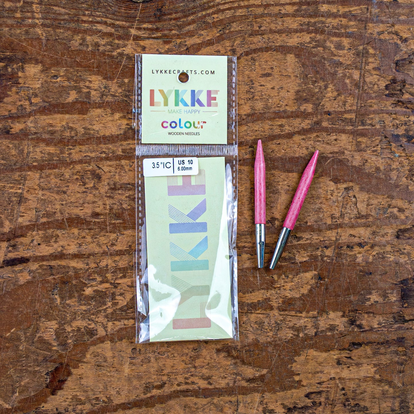 Individual Interchangeable Circular Knitting Needle Tips | Birchwood Colour - 3.5