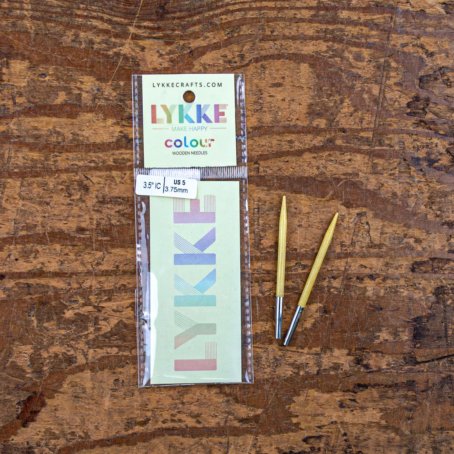 Individual Interchangeable Circular Knitting Needle Tips | Birchwood Colour - 3.5