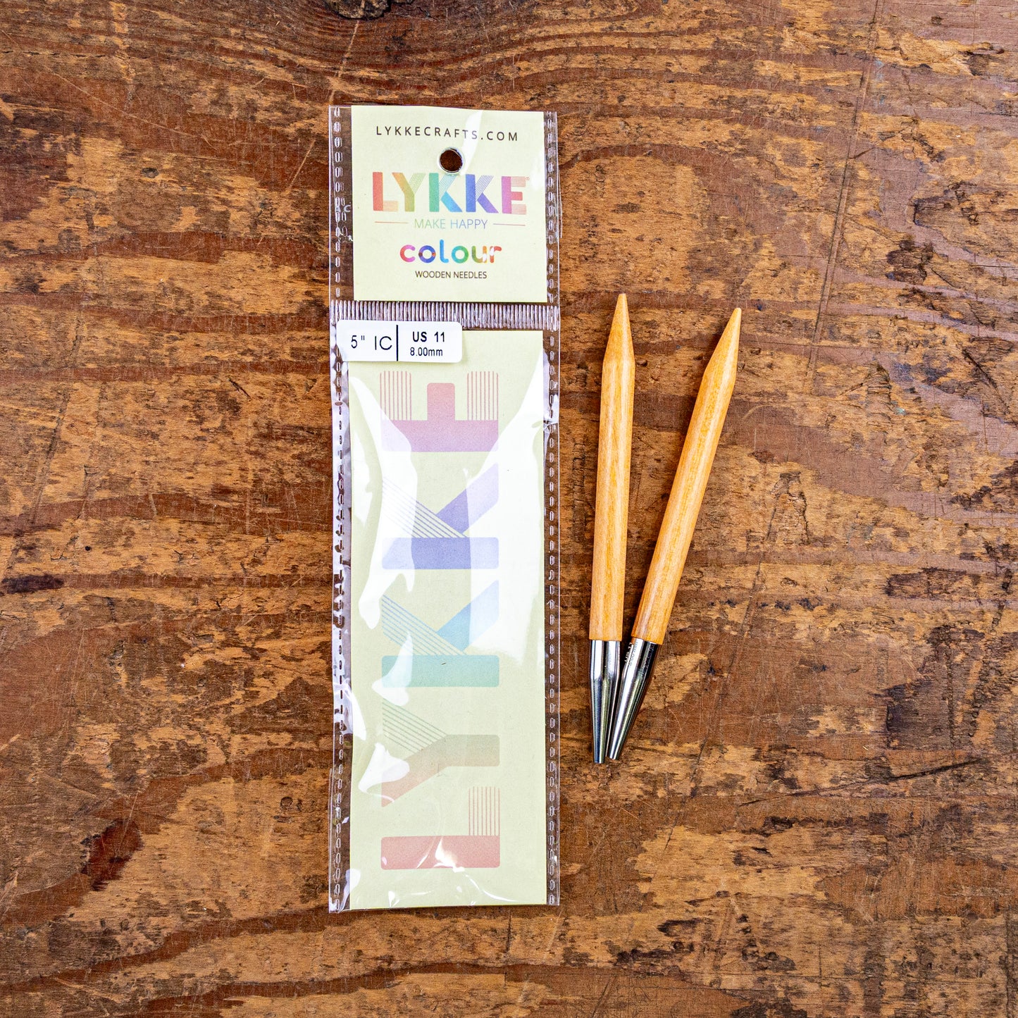 Individual Interchangeable Circular Knitting Needle Tips | Birchwood Colour - 5