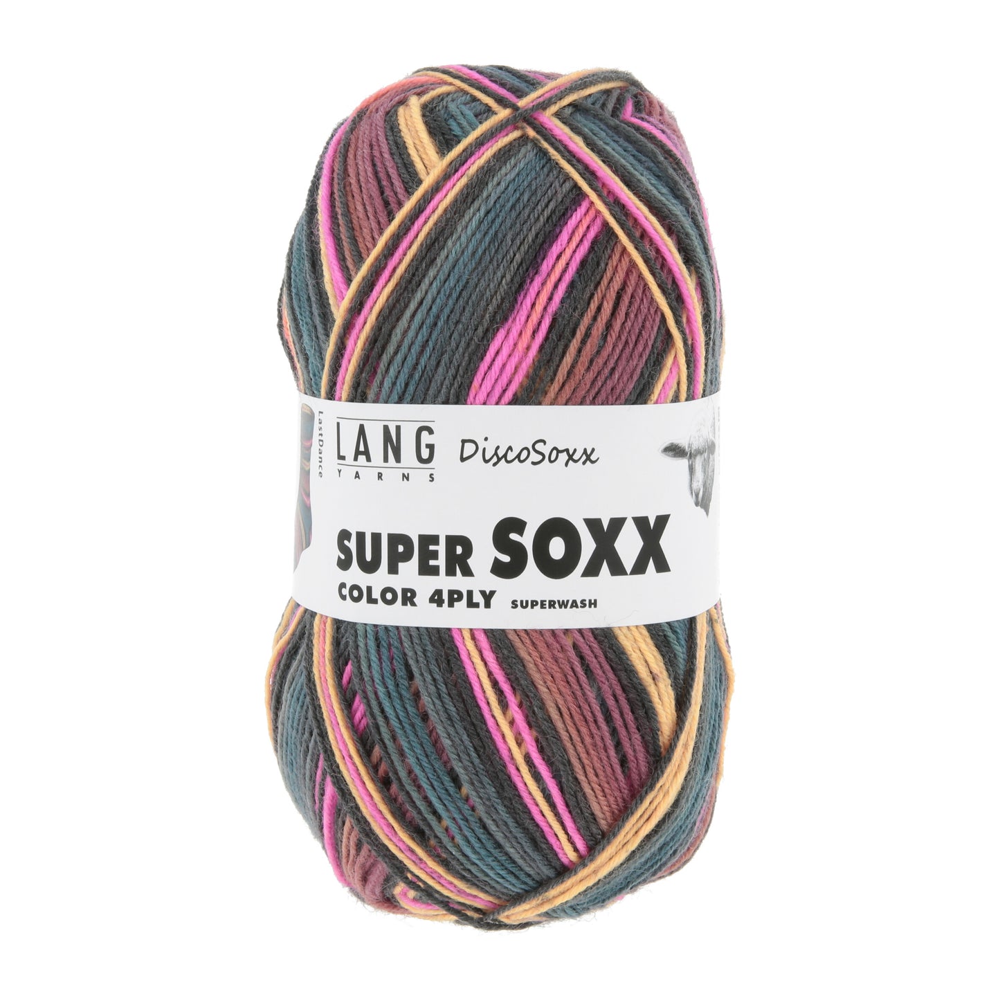 Super Soxx Color 4ply Last Dance (519) | DiscoSoxx | Yarn - Fingering