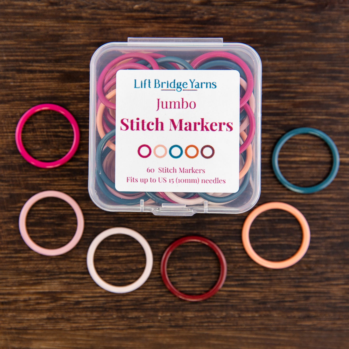 XL/Jumbo Stitch Markers | Notions - Stitch Markers