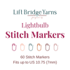 Lightbulb Stitch Markers