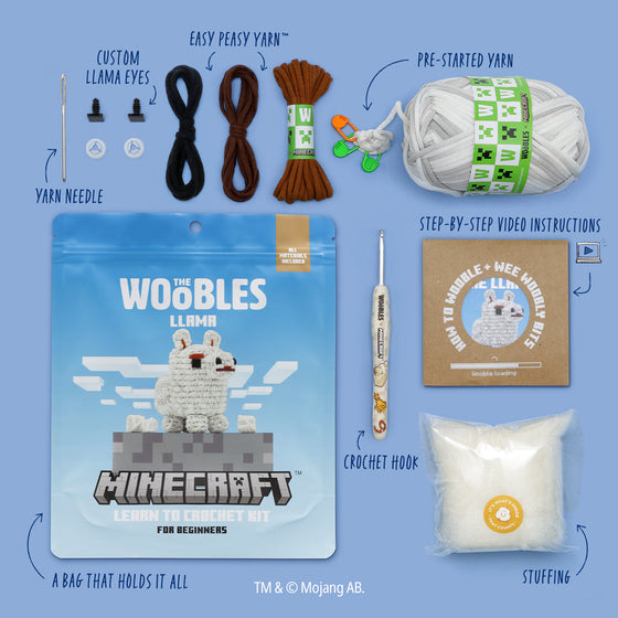 Minecraft Llama Crochet Kit