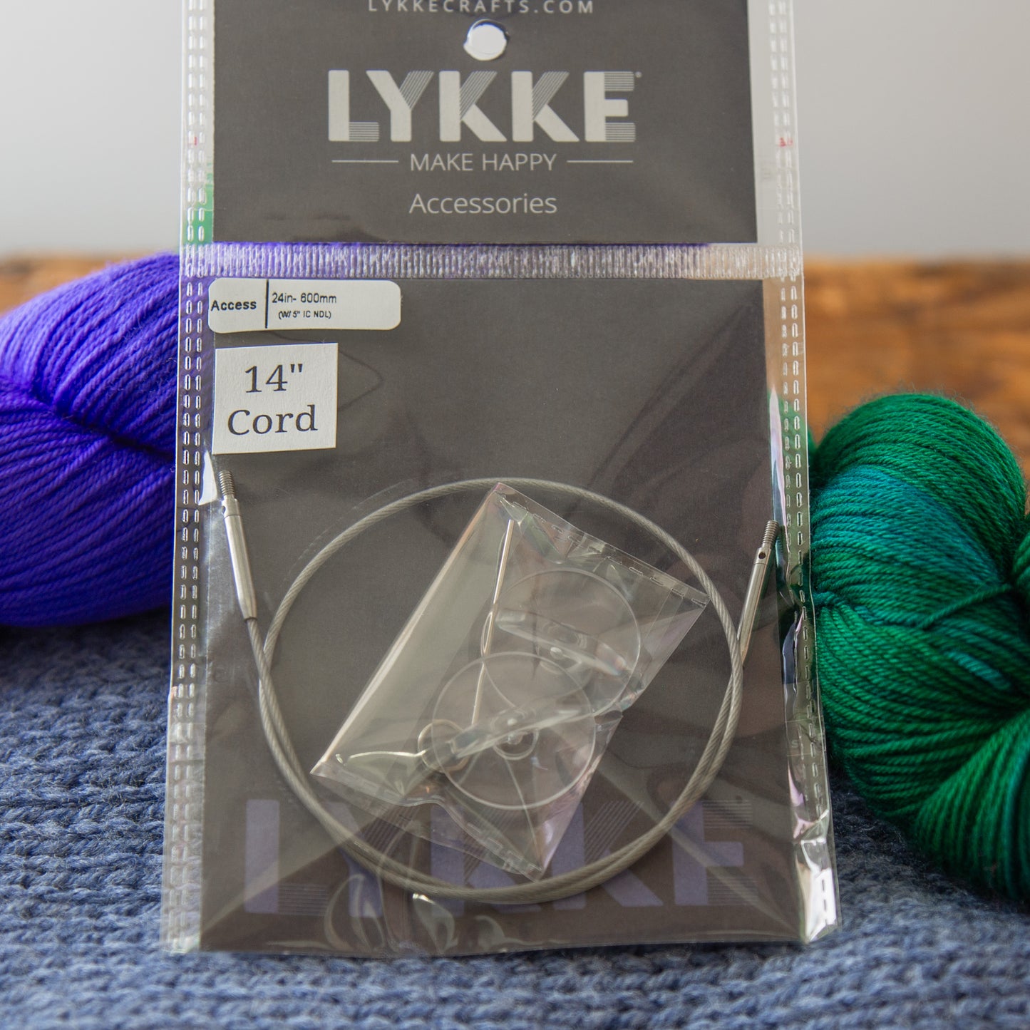 Interchangeable Cords | Standard Braided Steel | Crochet Hooks