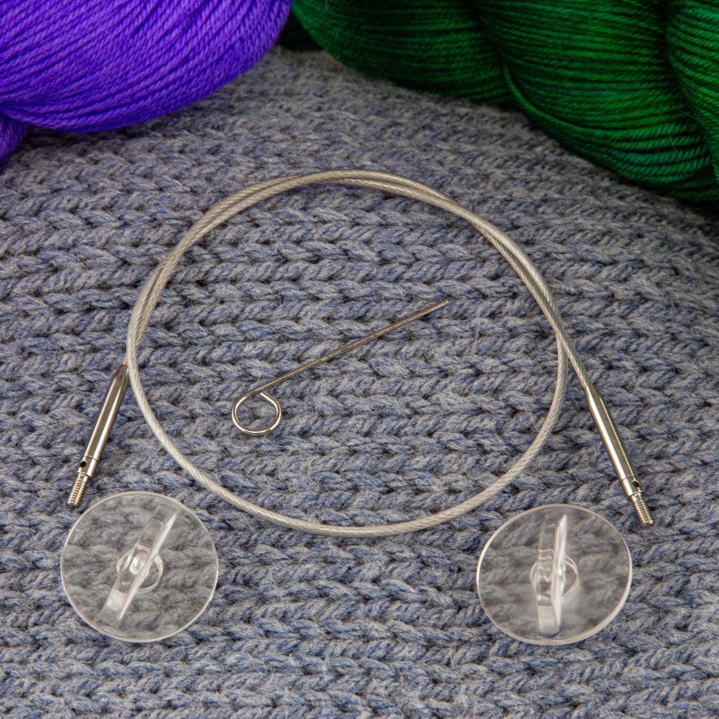 Interchangeable Cords | Standard Braided Steel | Crochet Hooks