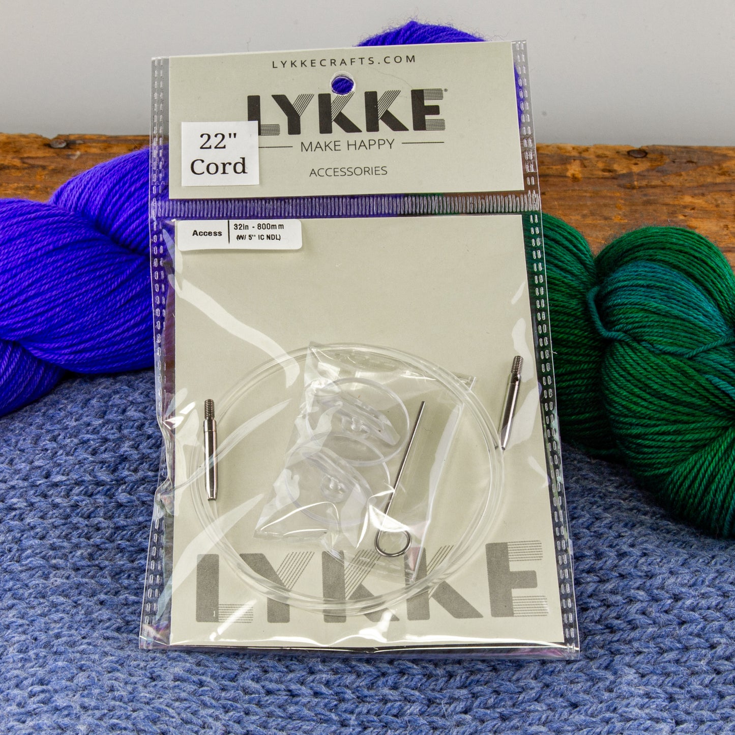 Interchangeable Swivel Cords | Clear | Crochet Hooks
