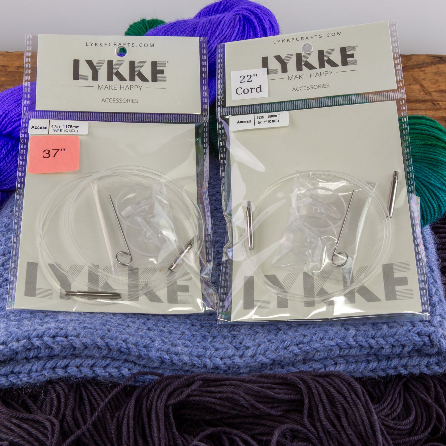 Interchangeable Swivel Cords | Clear | Crochet Hooks