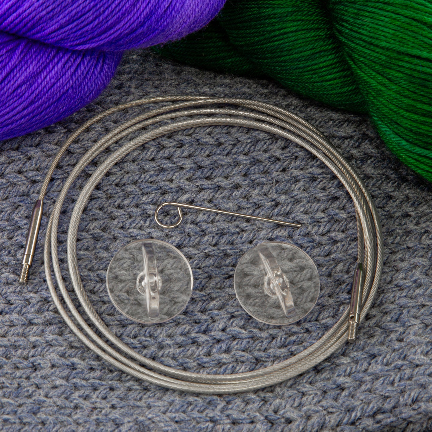 Interchangeable Cords | Standard Braided Steel | Crochet Hooks