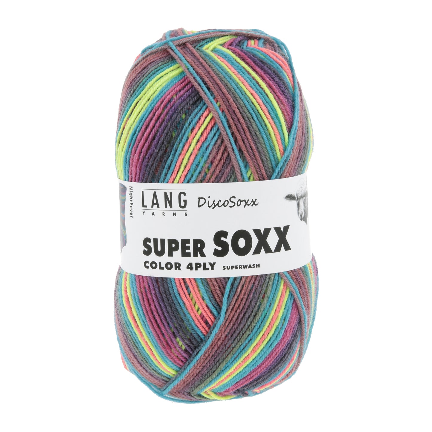 Super Soxx Color 4ply Night Fever (517) | DiscoSoxx | Yarn - Fingering