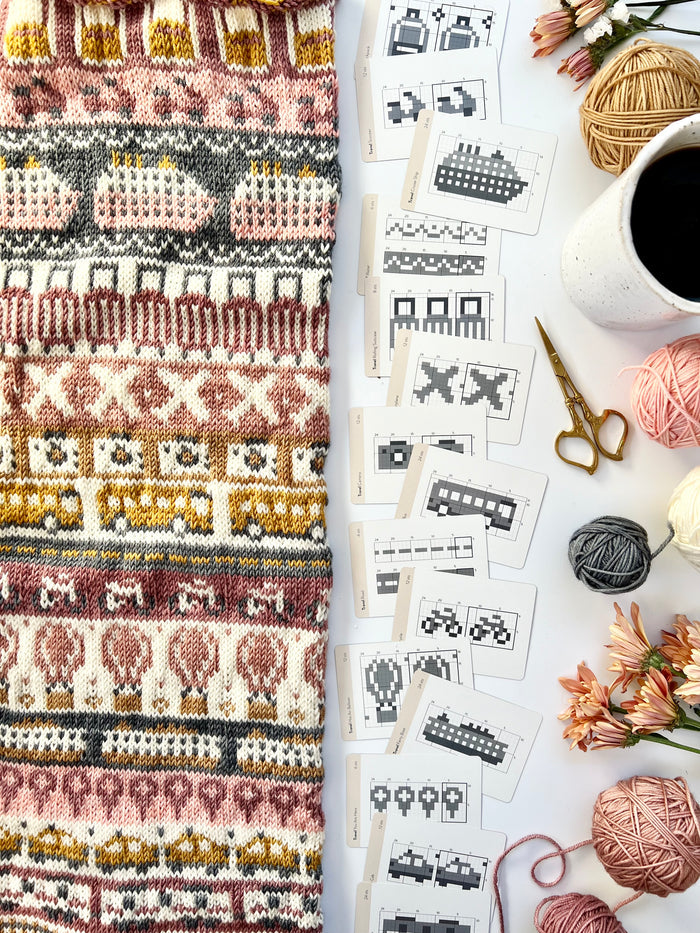 Travel Doodle Deck (Half Deck) | Pattern card deck