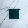 Leather Square Zip Pouch | AVAILABLE FOR SPECIAL ORDER