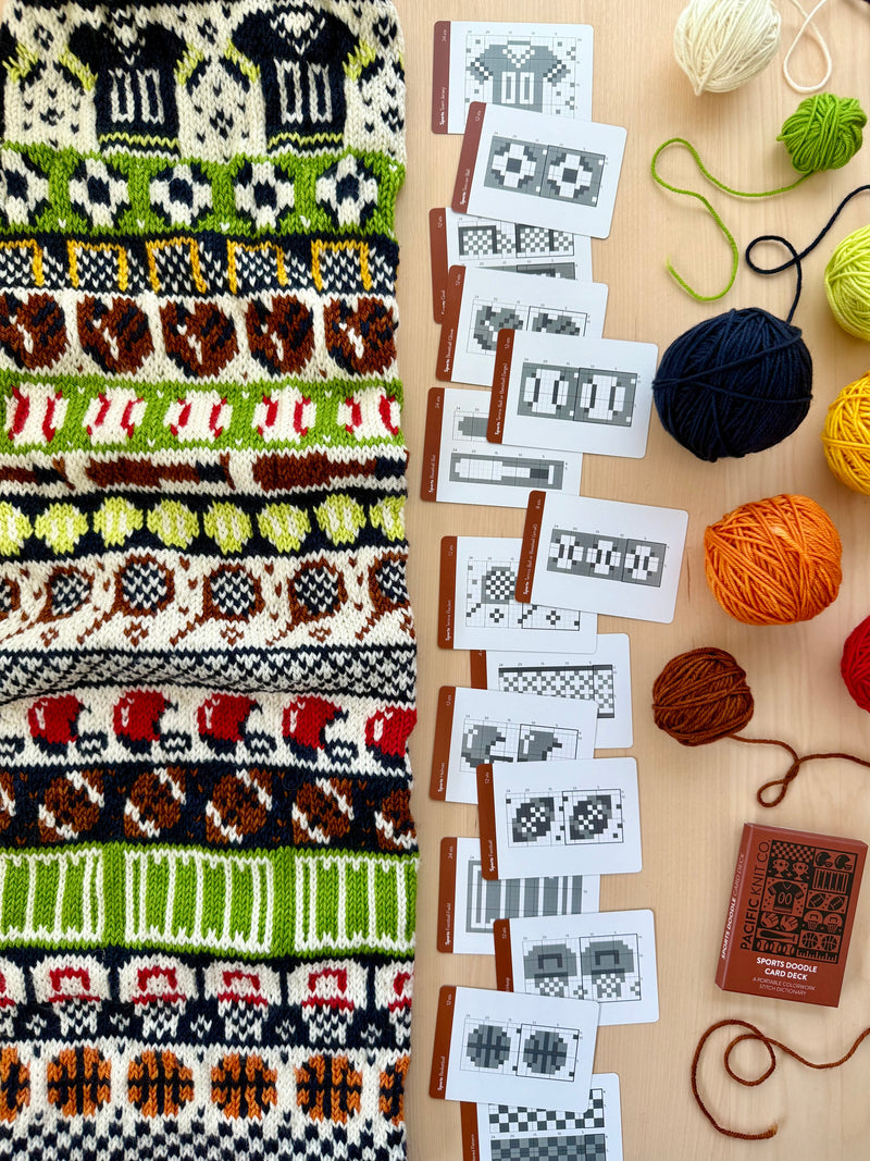 Sports Doodle Deck | Half Deck | Pattern card deck