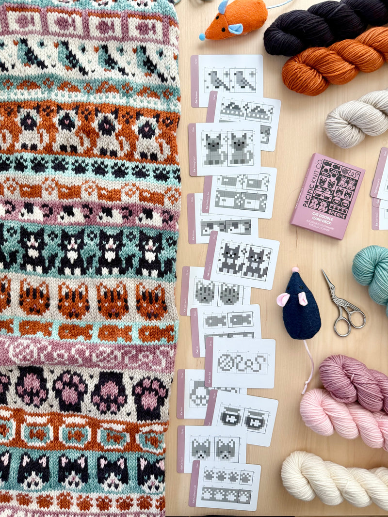 Cat Doodle Deck (Half Deck) | Pattern card deck