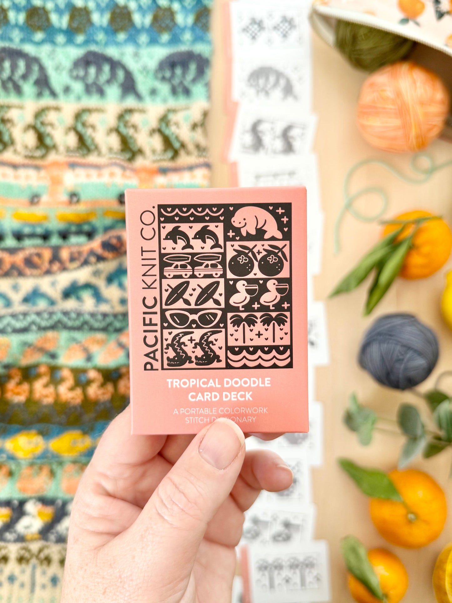 Tropical Doodle Deck | Half Deck | Pattern card deck