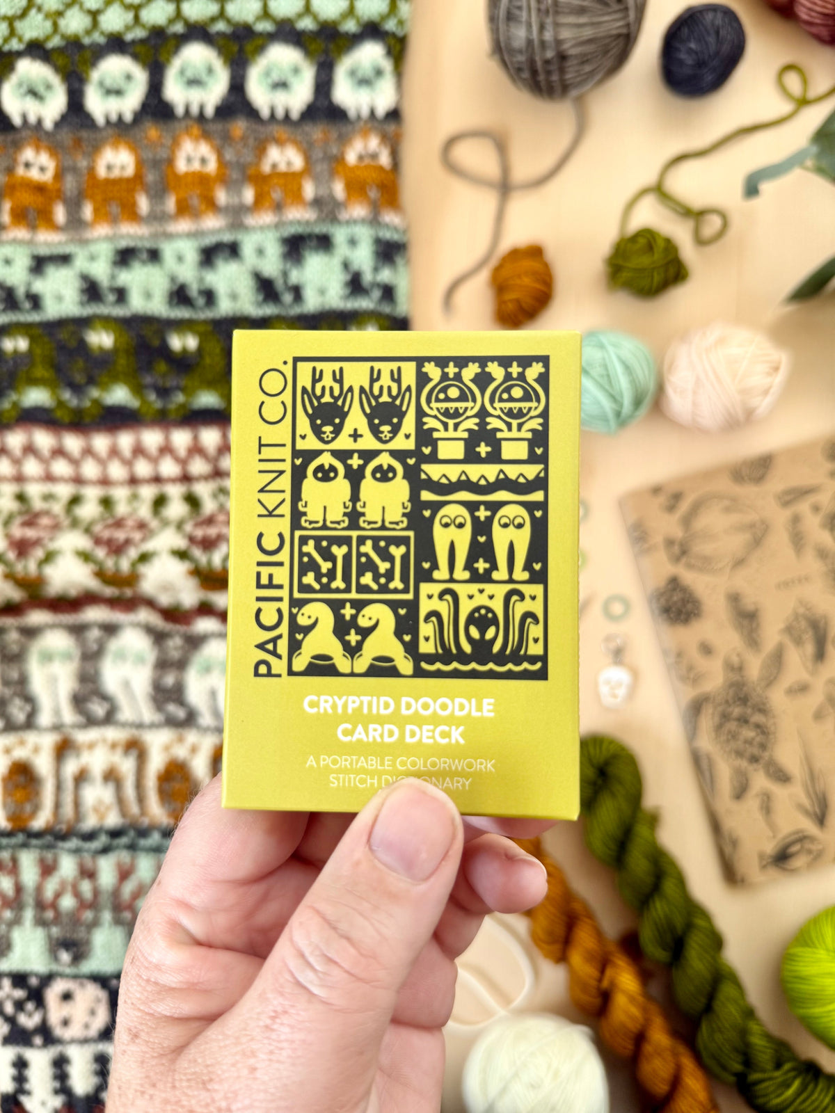 Cryptid Doodle Deck | Half Deck | Pattern card deck